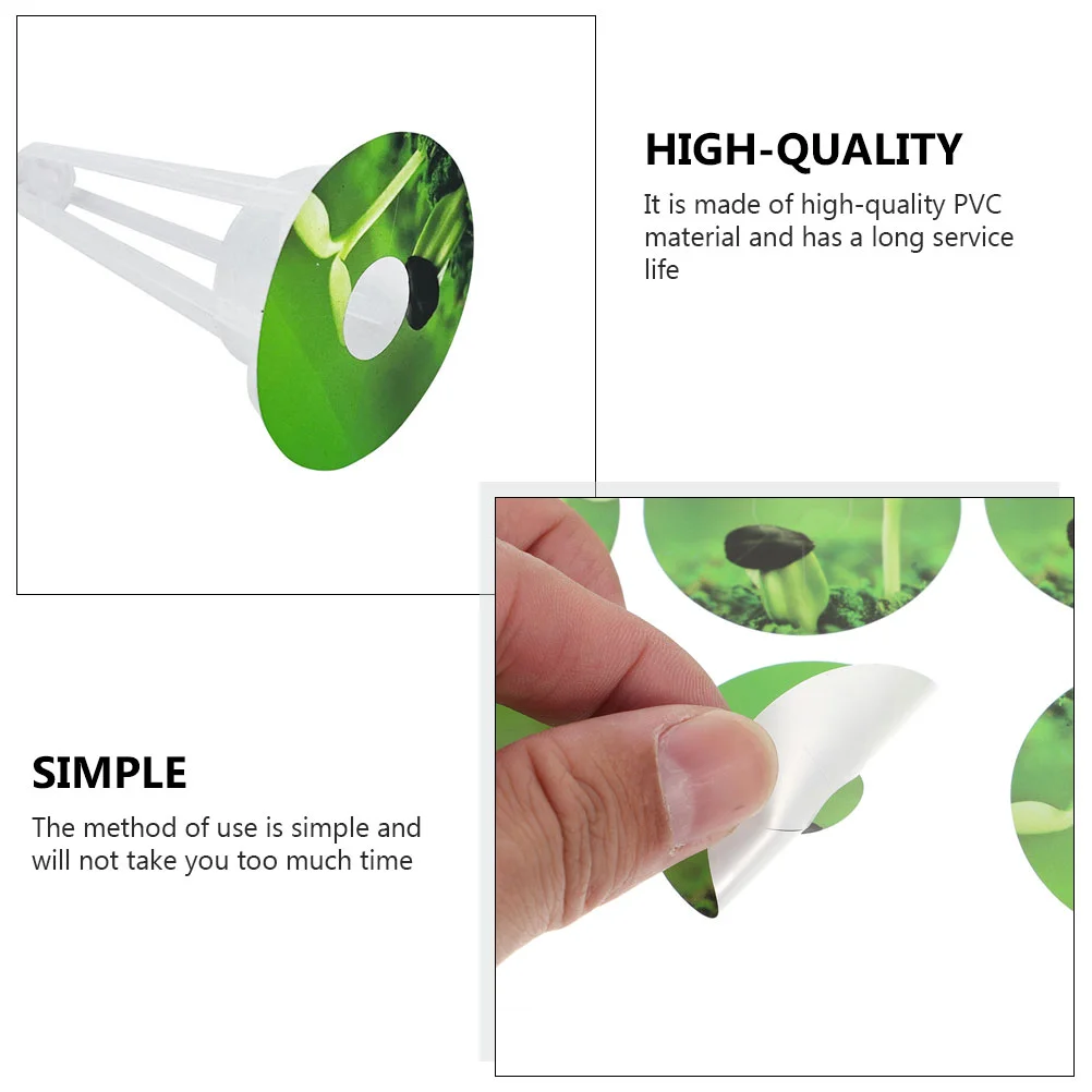 

3 boxes of Hydroponic Garden Pod Label Useful Pod Stickers Garden Supplies