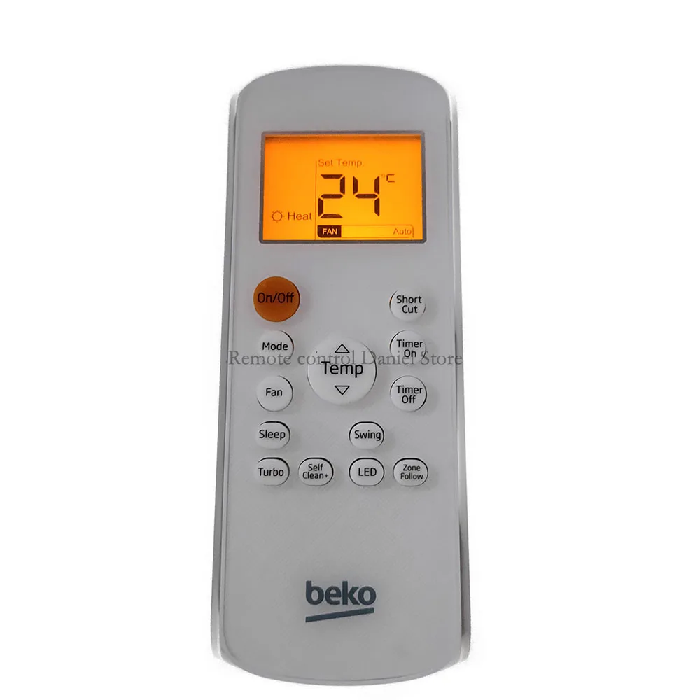 

Пульт дистанционного управления для кондиционеров Midea, BEKO RG57K7(B)/bflashlight, подсветильник ка, охлаждающий, б/у