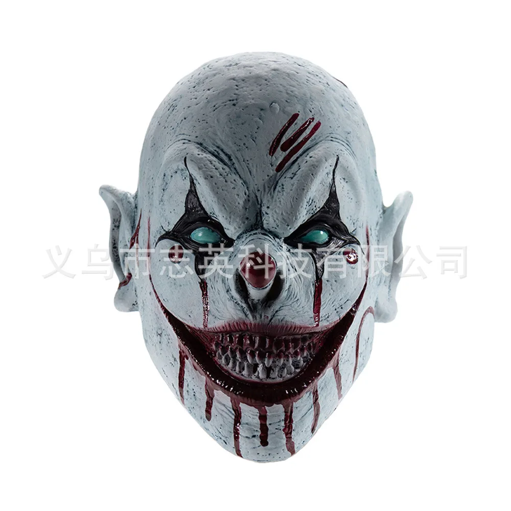2024 маска клоуна в виде Джокера страшная имитация страшной гарнитуры для