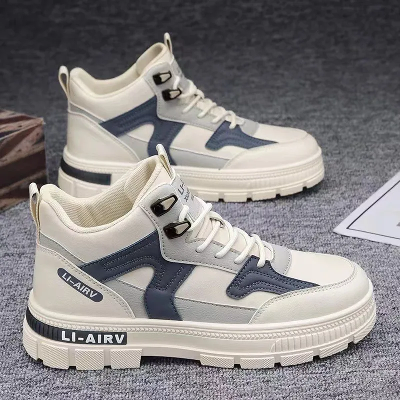 Мужские кроссовки модные мужские ботинки на платформе удобные высокого качества