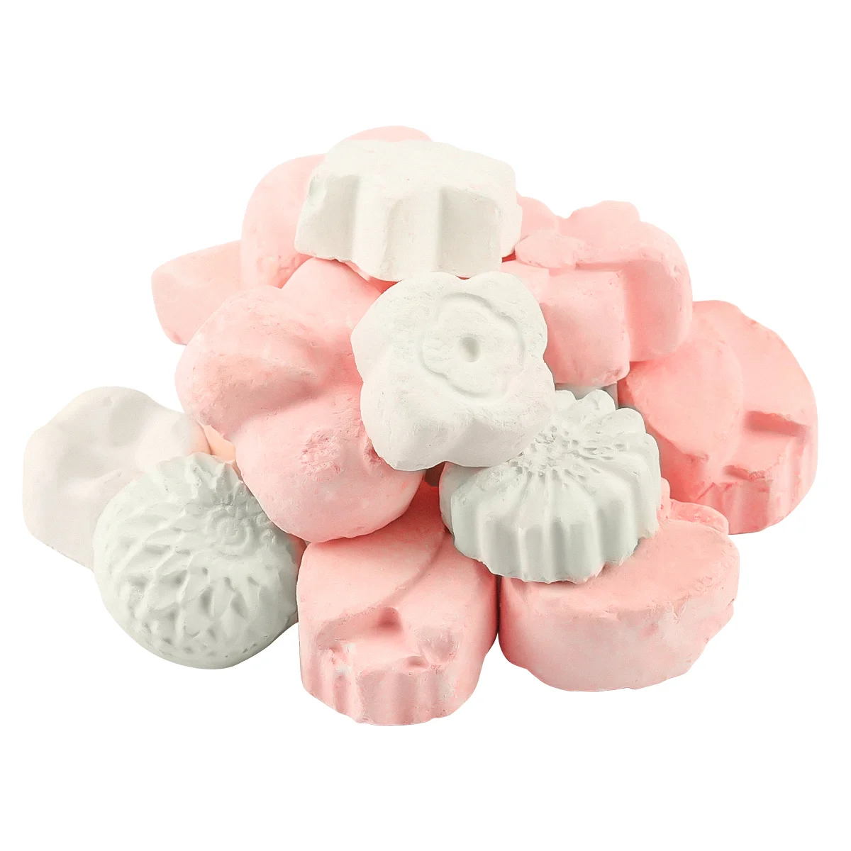 

POPETPOP 15 Pcs Small Pet Mineral Stone Calcium Chew Toy Teeth Grinder for Hamster Rabbit Parrot Home Supplies (Random Style)