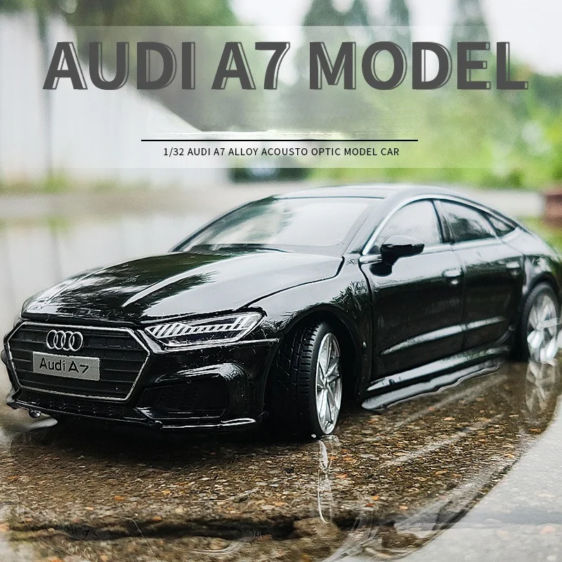 

1:32 Alloy AUDI A7 Coupe Car Model Diecasts & Toy Vehicles Metal Shock Absorber Car Simulation Sound Light Childrens Gifts