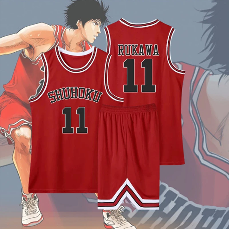 

2023Slam Dunk Master аниме Sakuragi Hanamichi Косплей Костюм Dunk Shohoku школьная спортивная одежда
