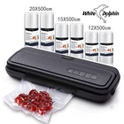 Вакуумный упаковщик для пищевых продуктов White Dolphin, 220 В, 10 пакетов