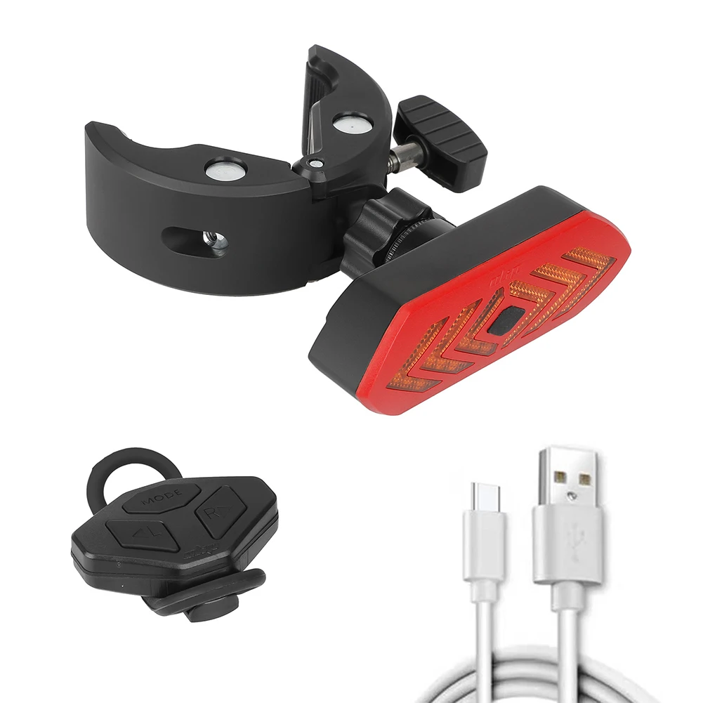 

Лампа заднего поворота с зажимом и USB-портом для зарядки