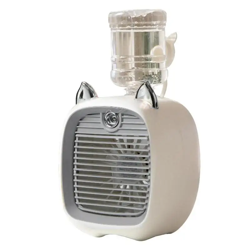 

Air Conditioner Fan Mini Portable Mist Cooling Electric Fan Spray Cooling Fan Portable Mini Fan Table Fan Rechargeable Misting