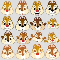 disney chip n dale for clothing cartoon thermal stickers for clothes diy heat transfer kids patches applique gift