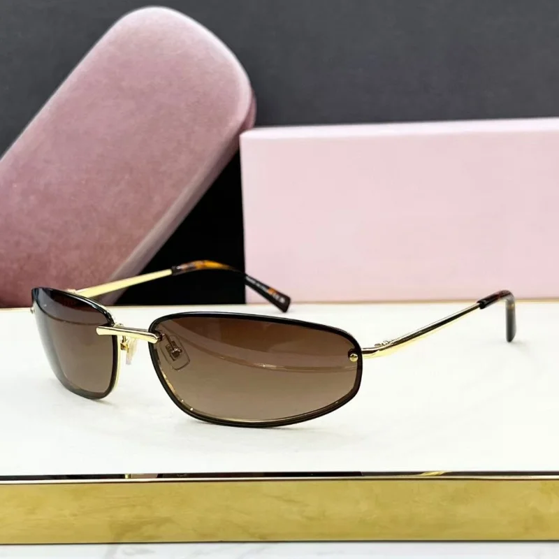 Модные круглые овальные женские солнцезащитные очки в стиле ретро новинка 2024