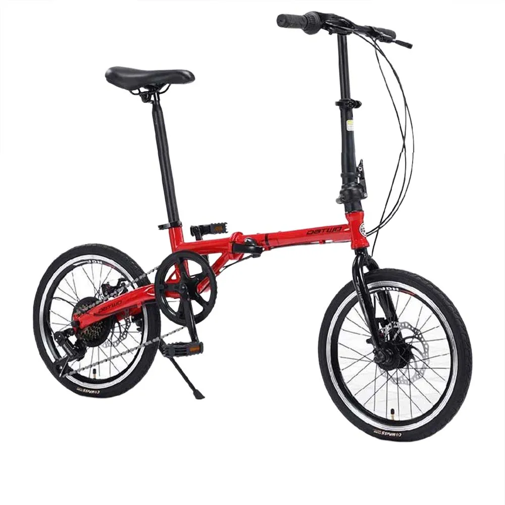 

Folding Bicycle Men And Women Bicycles Ultra Light Portable Variable Speed Commute To Work Adult Mini Students Lightweight