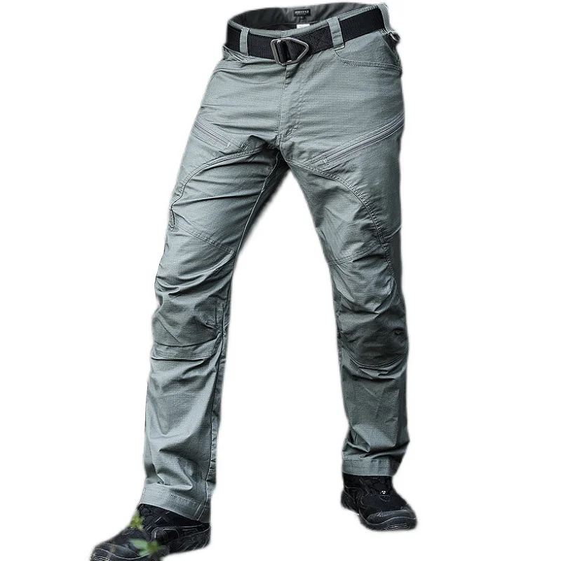 

Cargo Pants Men Multi Pockets Military Army Tactical Clothing Combat Trousers Casual Ripstop Fabric Outdoor Overalls