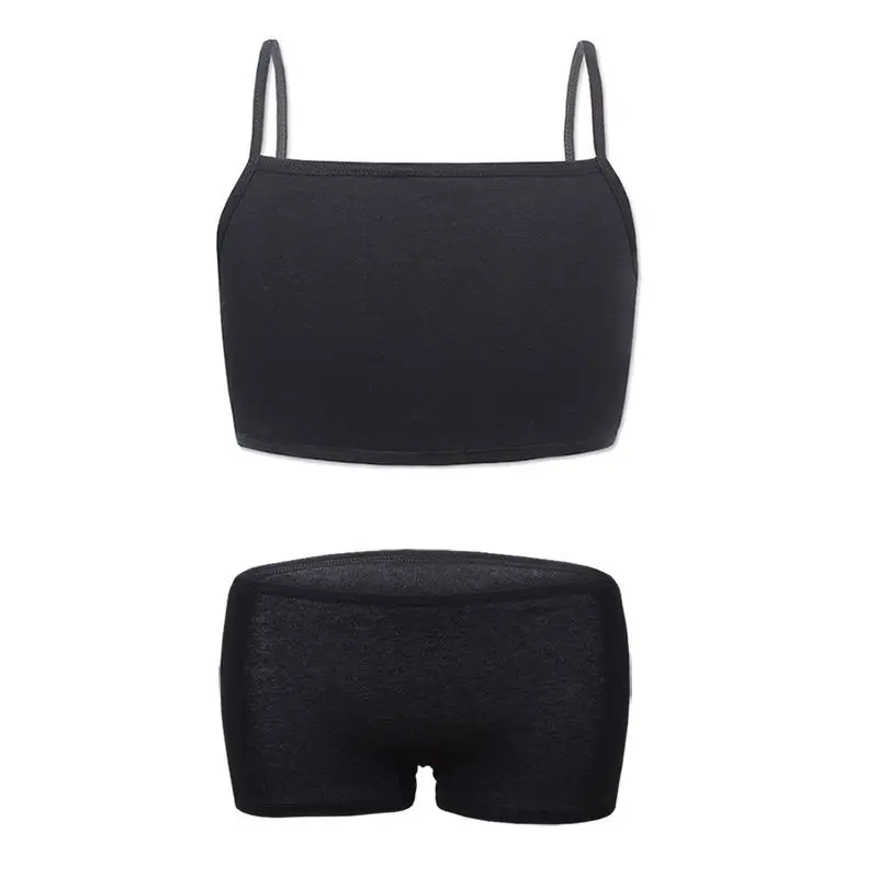 Комплект спортивного нижнего белья для девочек хлопковое нижнее белье