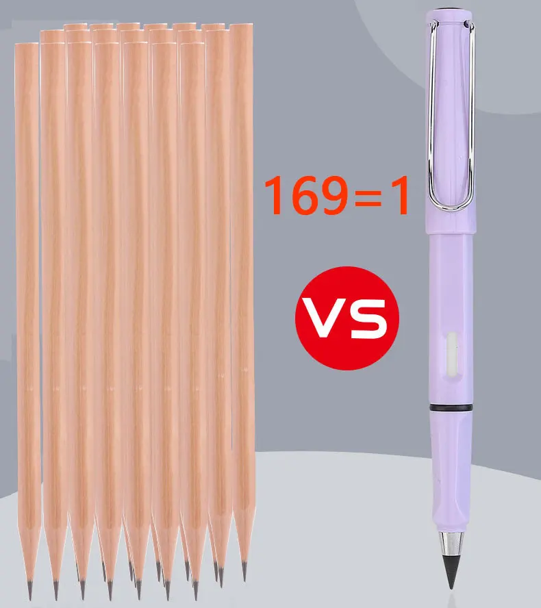 7PCS/set eternal pencil and refill art drawing sketch pen kawaii inkless magic school supplies kids stationery gifts | Канцтовары для