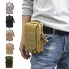 Тактическая поясная Сумка Molle, забавная сумка для повседневного использования, мужской ремень для занятий спортом на открытом воздухе, охоты, бега, компактный держатель, чехол для мобильного телефона