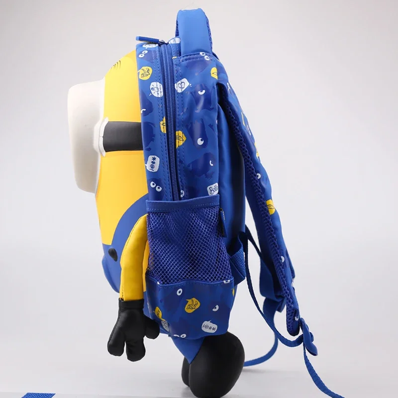 Фото Новинка, оригинальный Австралийский Smiggle, Желтый Миньон, для детей и студентов, легкий вместительный рюкзак с твердым корпусом, ручка, фотоподарок №4