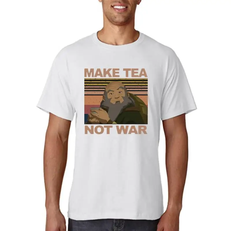 

Женская футболка с графическим принтом «сделай чай не война», уличная футболка в стиле хип-хоп, мягкая футболка в стиле Харадзюку с круглым ...