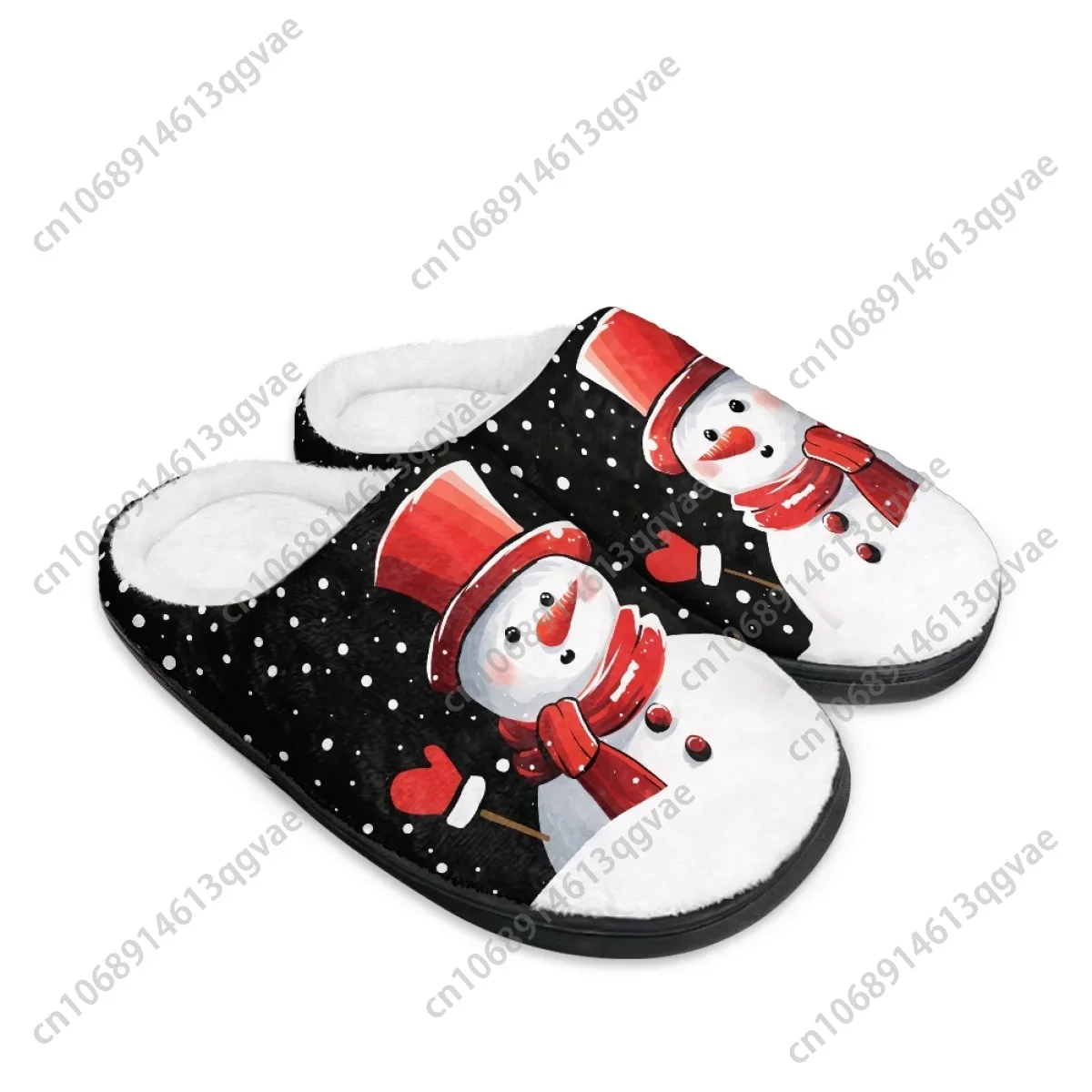 Merry Christmas Tree Tis The Season To Be Jolly Домашние хлопковые тапочки Мужские женские