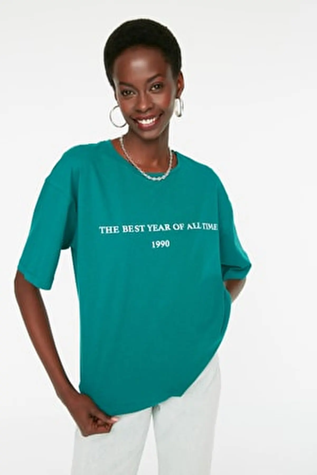 

Green Printed Mold Knitting T-Shirts Blouse Top women's Tops Tees Summer women's Shirts women's Summer Tee Shirt 34615897