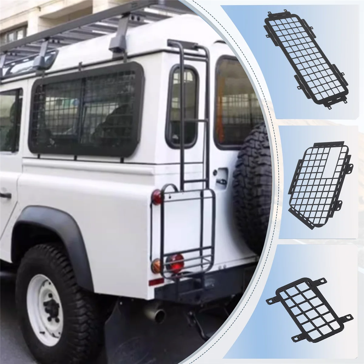 Металлическая стереоскопическая сетка защитная для MN D90 MN-90 D99S MN99S 1/12 RC