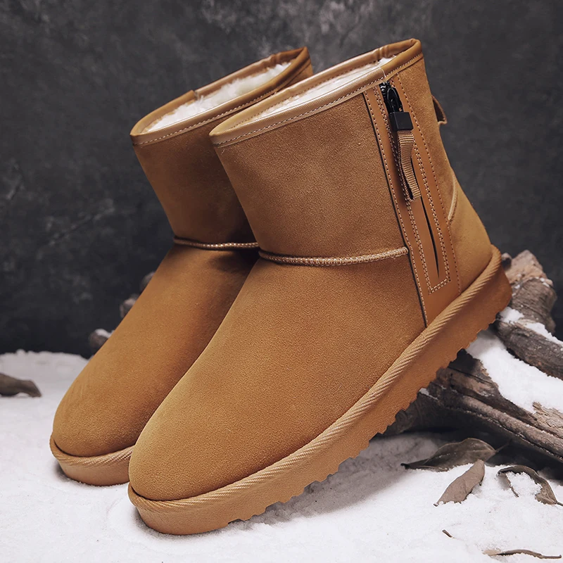 

Winter Warm Men's Boots 2022 Fashion Winter Shoes Couple Snowshoes Women Casual Lightweight Ankle Botasmujer Men's Boots