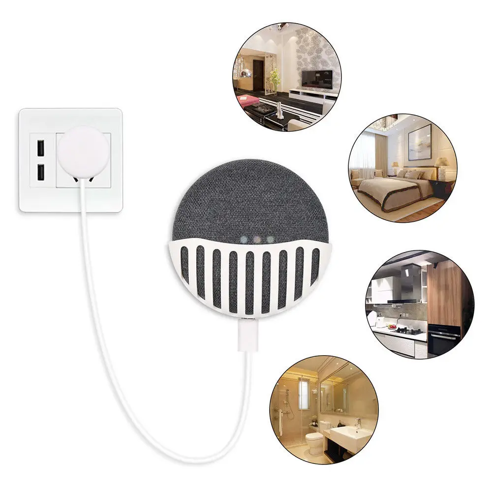 

Wall Mount Hanger Stand For Google Home Wall Mount Mini Voice Assistant Compact In Kitchen Bathroom Bedroom Wholesale