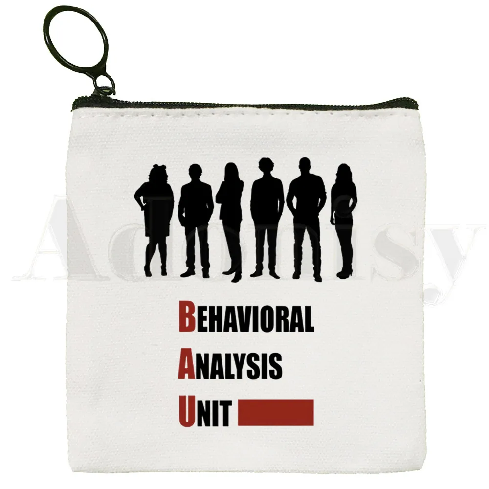 Spencer Reid Criminal Minds TV Series Fan Coin Purse Storage Small Bag Card Bag Key Bag Coin Clutch Bag Zipper Key Bag
