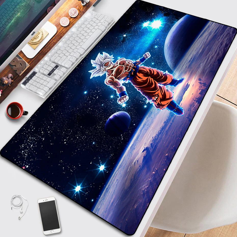 

Dragon-Ball Mousepad Anime Goku HD Printing Computer Lock Edge Keyboard Mat PC Desk Pad Large Mouse Pad Gaming Accessories Gift