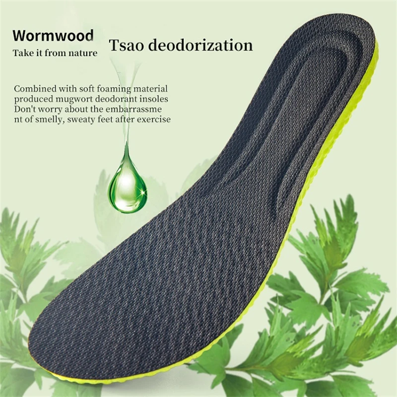 2023 New Sport Shoes Insole Comfortable Plantar Fasciitis Insoles for Feet Man Women Orthopedic Shoe Sole Running Accessories