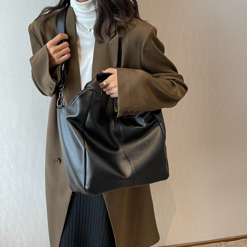 Jin Mantang Shoulder Side Bag for Women 2022 Winter Fashion Trend Designer Big  Leather Handbags and Purses Crossbody Tote Bags