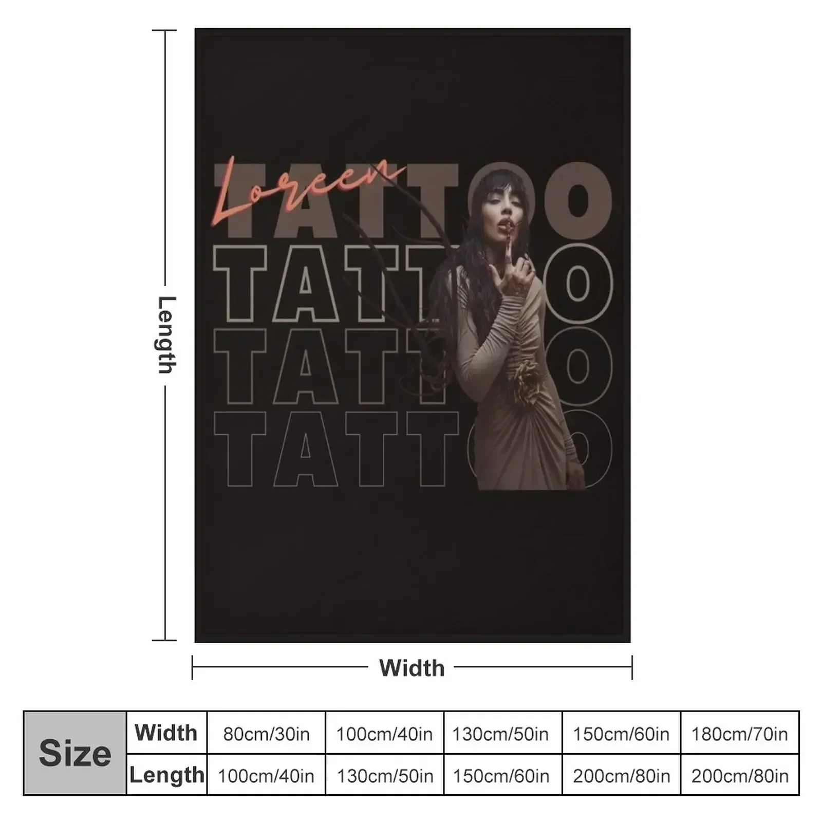 Одеяло Loreen Tattoo Швеция Евровидение 2023 летнее постельное белье самые мягкие одеяла