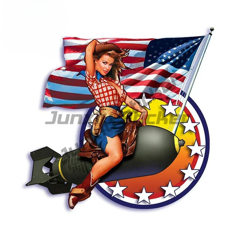 Pin Up Girl Ракета Плакат Девушка Ретро Hot Rod Автомобильная наклейка Бомба Блокнот Автомобиль DIY Украшение Наклейка (art.: 3920ce2df157a) - 3920ce2df157a