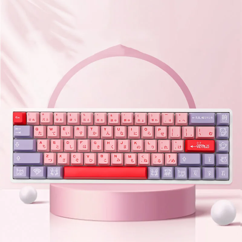 

OEM Profile Story Theme Keycap PBT Dye Sublimation 76 Keys For Cherry MX GMK 61 64 68 Mechanical Keyboard