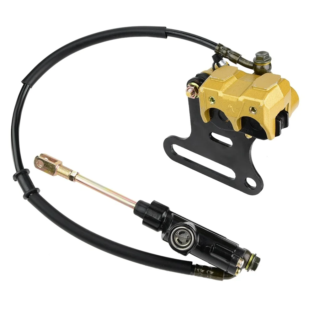 

Rear Brake Caliper Motorcycle ATV Hydraulic Rear Brake Caliper Assembly Universal Compatible with Motorcycle ATV 120cc 250cc