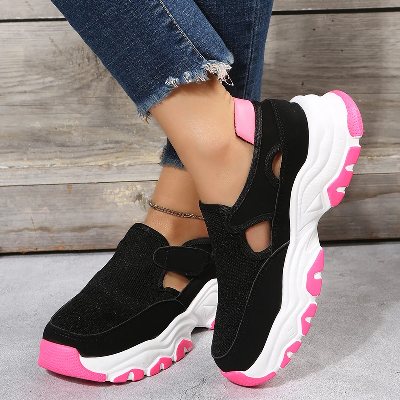 

Women Mesh Casual Sneakers Shoes for Women Breathable Sport Platform Non-Slip Comfort Fashion Design Ladies Footwear New 2023