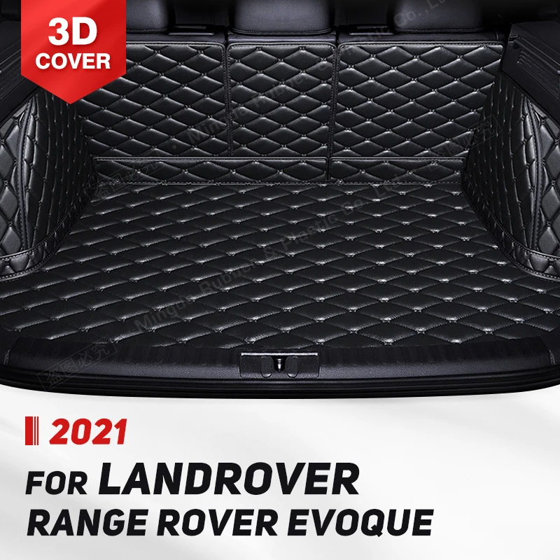 

Автомобильный коврик для багажника с полным покрытием для Landrover Evoque 2021, автомобильная Накладка для багажника, подкладка для груза, аксессуары для защиты интерьера