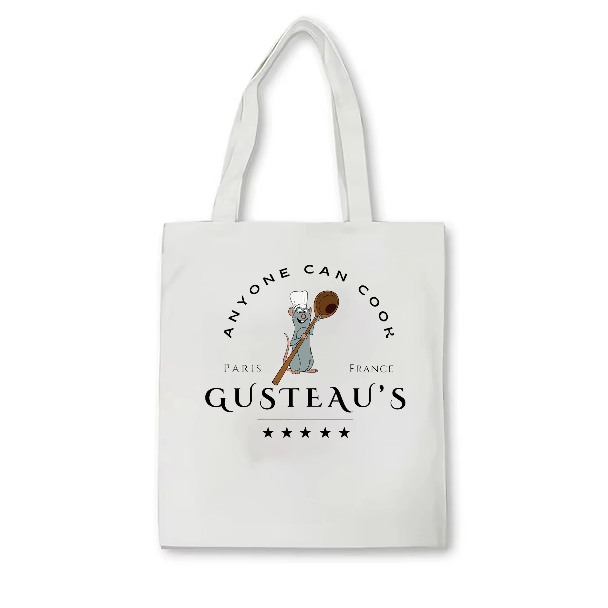 Холщовая Большая Сумка Disney Ratatouille Женская На Плечо Y2K Pixar Chef Remy