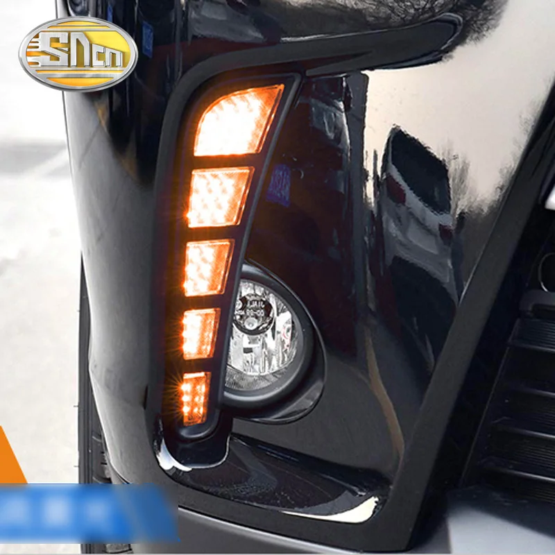 

Дневные ходовые огни SNCN, 2 шт., для Toyota Highlander 2018 2019, автомобильные аксессуары, водонепроницаемые, 12 В, DRL, противотуманные фары, украшение