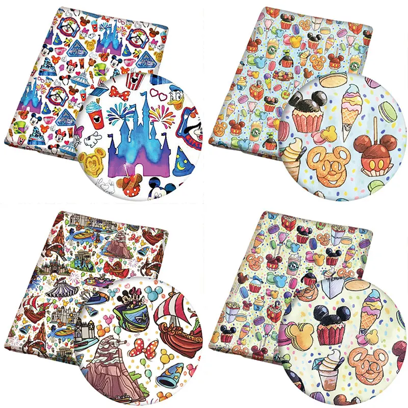 

Шторы из полиэстера и хлопка с рисунком Диснея, 50*145 см