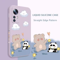 playful panda phone case for xiaomi mi 12 11 ultra lite 10 10s 9 11t 10t 9t pro lite poco m4 f3 x3 m3 pro cover