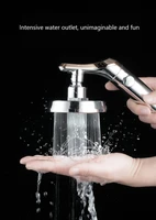rain shower head high pressure water saving hand shower booster shower head bathtub accessories