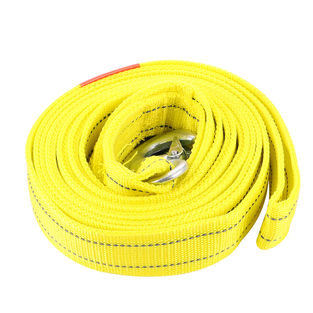 

Car Trailer Towing Rope Recovery Tow Strap with Reflective Strip and Hooks