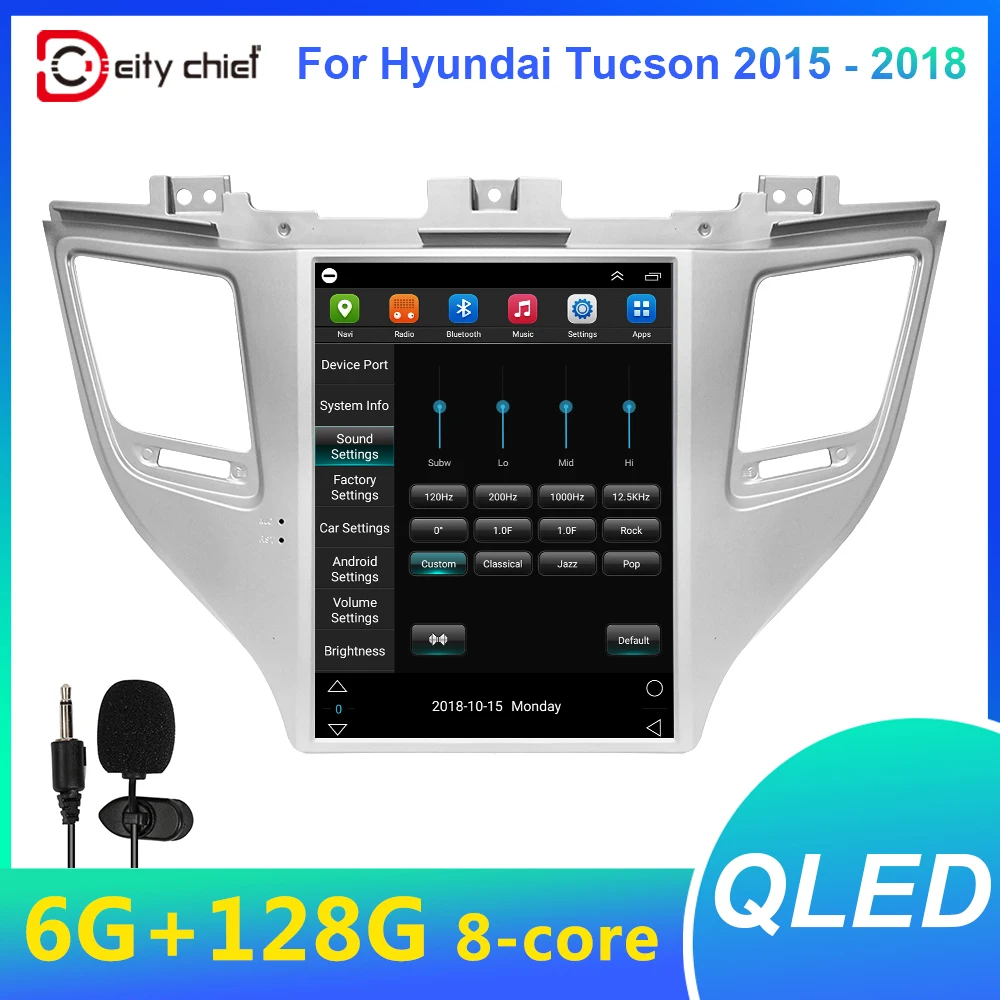 Автомагнитола для Hyundai Tucson 2015-2018 Android GPS-навигация мультимедийный плеер стерео