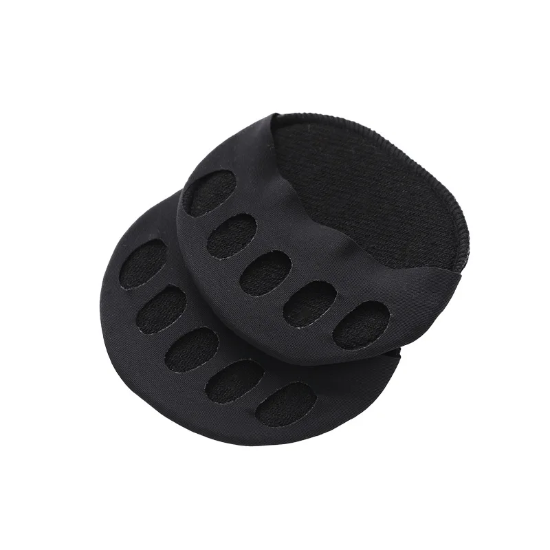 4 Pairs Women Half Foot Pad Five Finger Socks Summer Thin Split Toe Socks Sole Boat Socks Sponge Cushion Invisible Sokke