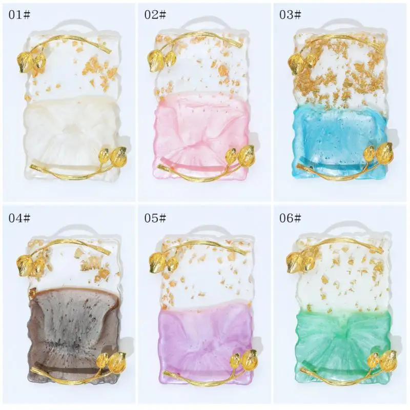 

Classical Nail Display Board False Nail Tips Mixing Color Drawing Pallet Resin Retro Palette Manicure Tool Nail Art Palette