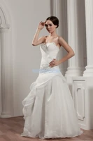 free shipping 2015 new design hot sale custom sizecolor bridal gown white lace up a line wedding dresses