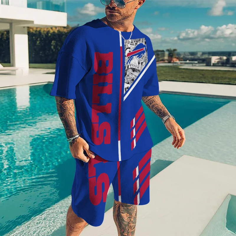 

Новинка 2022, Мужская футболка с 3D принтом, рубашка для команды регби, повседневные шорты, уличная мода, летняя мужская одежда большого размер...