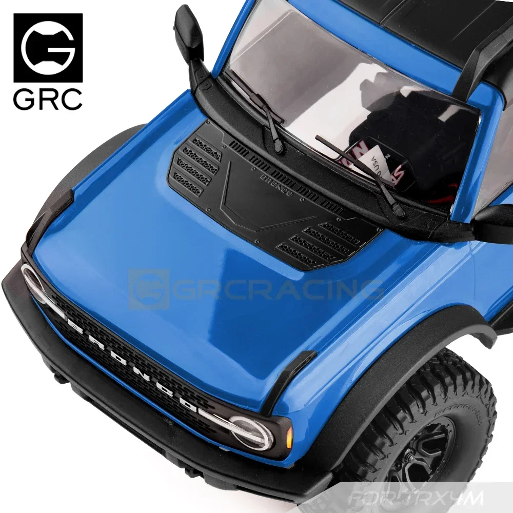 Фото GRC TRX4M Декоративный лист из нержавеющей стали F #   Опционарные детали для обновления капота TRX4m Bronco # G179FS/B №4