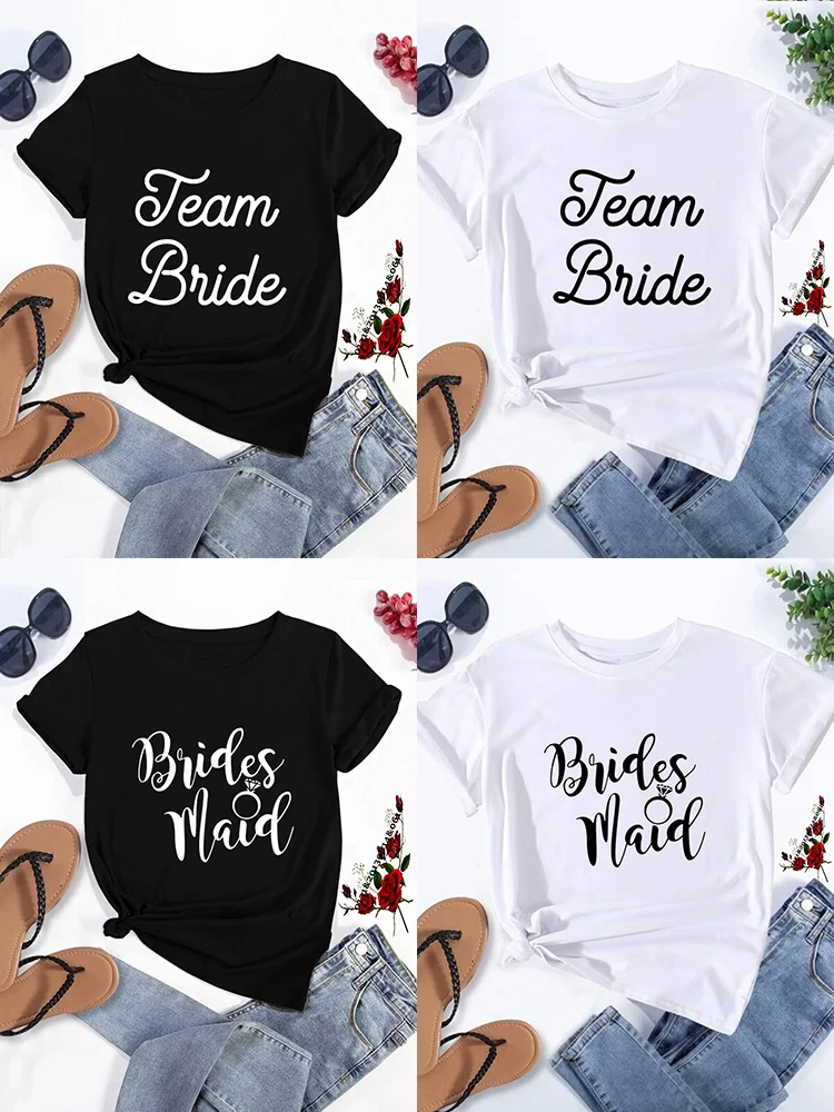 

Футболка Birde The Team с графическим принтом для женщин, повседневная женская рубашка с надписью невесты для мальчишника, для вечеринки в стиле Х...