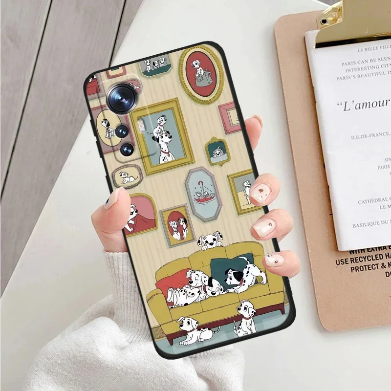 Милый черный чехол для телефона 101 далматинцев Xiaomi Mi A1 A2 A3 8 9 Note 10 Lite Pro SE T 5G мягкий