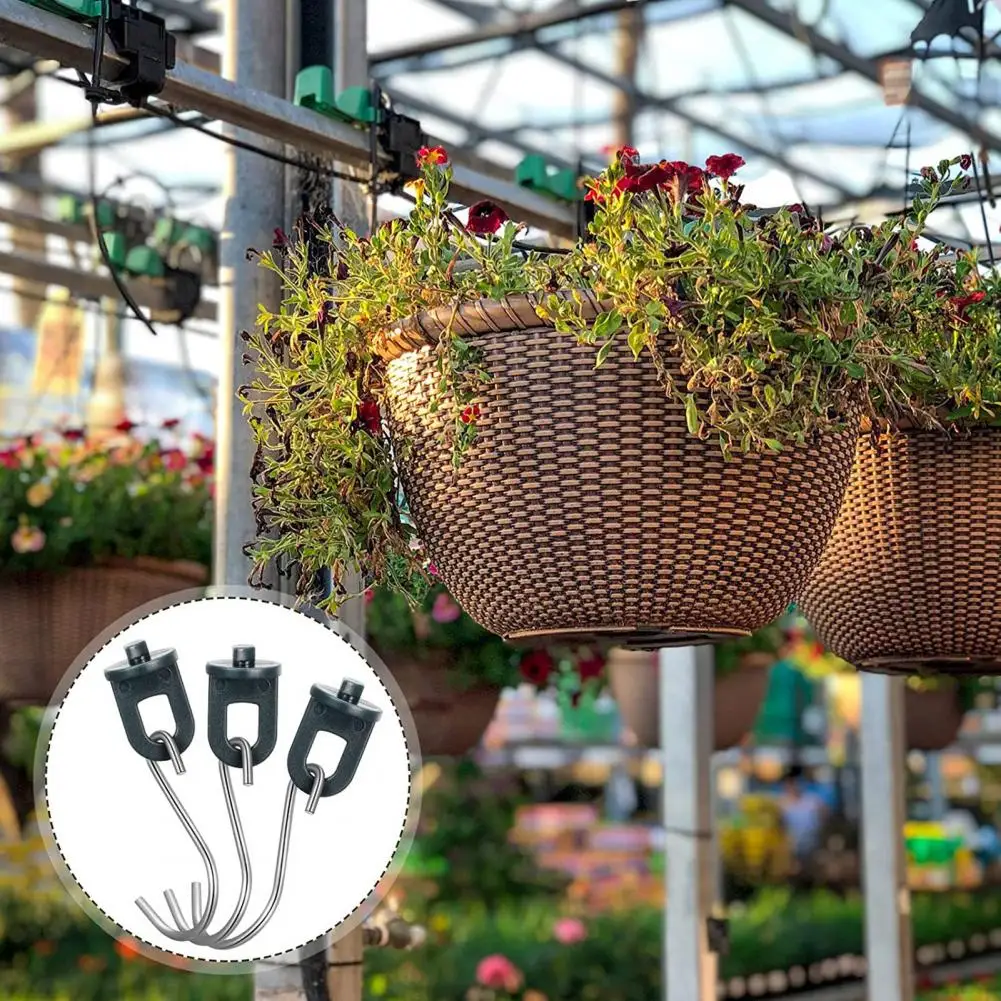 

Practical Greenhouse Hanger Strong Load-bearing Anti-Corrosion Sturdy Greenhouse Twist Clip Home Supply