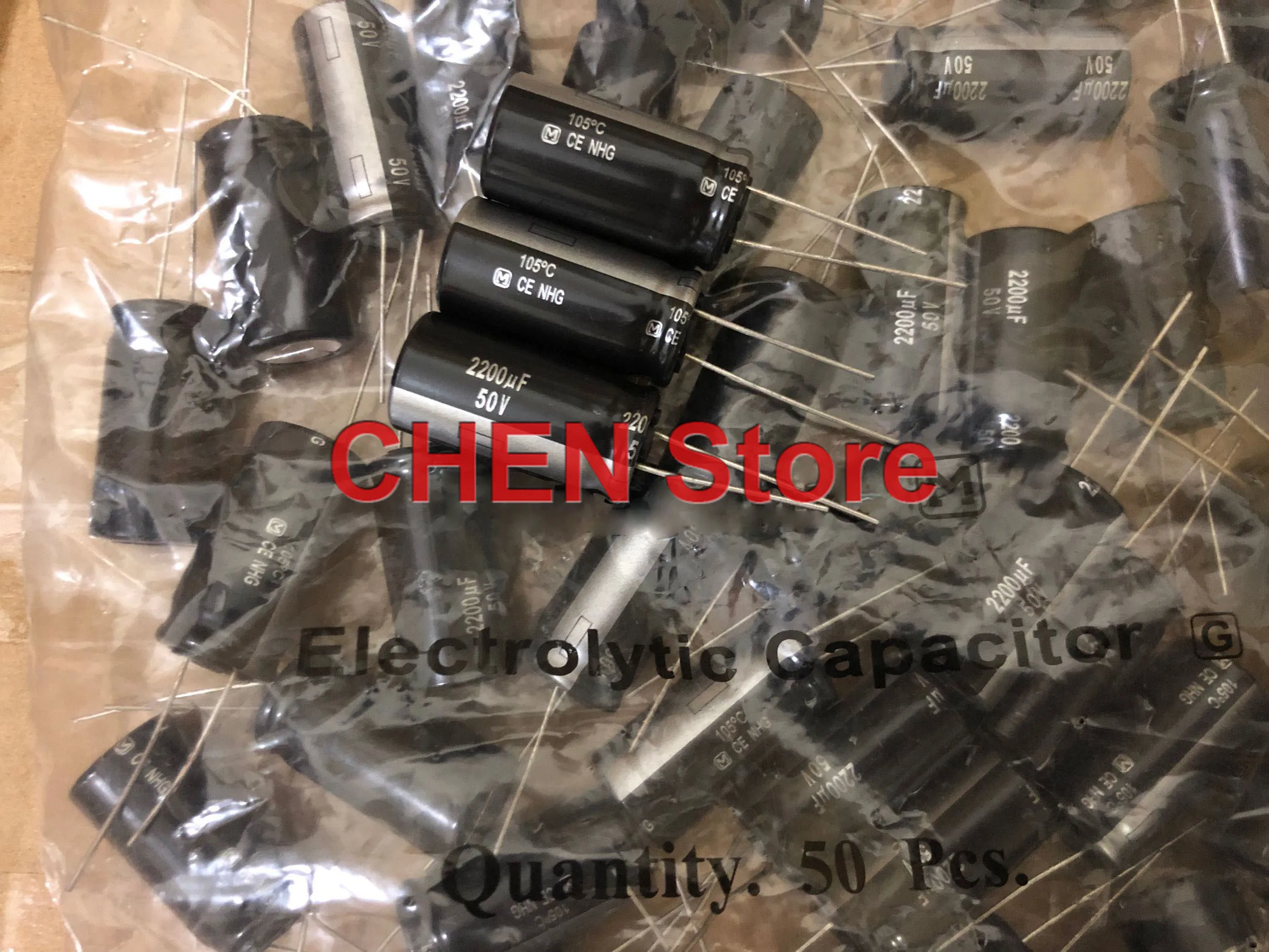 

10PCS/20PCS new Matsushita NHG 50V2200UF 16X32MM CE nhg 2200uf 50v Audio electrolytic capacitor 2200uF/50V 105 degrees